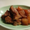 気まぐれ♡雨おんな's cooksnap of when they made お酢で柔らか時短☆豚肩ロース大根の甘辛煮.