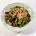 みぽぽ37's cooksnap of when they made オクラとナス揚げ煮浸しパスタ☆素麺サラダ.