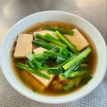 azbjbn's cooksnap of when they made ニラと高野豆腐のお味噌汁.