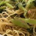 MULA's cooksnap of when they made 小松菜と明太子（たらこ）のパスタ.