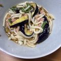 クック3QZLH4☆'s cooksnap of when they made 冷凍うどん＆レンジで茄子とツナの冷うどん.
