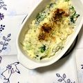 ふたごゆき's cooksnap of when they made ヘルシー♪ほうれん草のお豆腐グラタン.