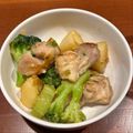 愛猫ベリー's cooksnap of when they made チキンとブロッコリーのガリバタ炒め♬.