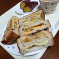よちりん's cooksnap of when they made ❀メープルシロップチーズとーすと❀.