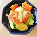 一番星寿美次郎's cooksnap of when they made うちの味♪塩麹とお刺身で♪和のアボカド♪.