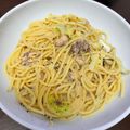 クックねおねおeat's cooksnap of when they made 白だしで出来る！キャベツのサバ缶パスタ.