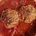 じゅん2's cooksnap of when they made 簡単！トマト缶で煮込みハンバーグ.