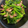 クックXIGD2L☆'s cooksnap of when they made ホタルイカと菜の花のガーリックバター炒め.