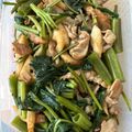 さんすけママ☆'s cooksnap of when they made 空心菜の炒め物.