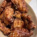 はちみつ好きda's cooksnap of when they made 【居酒屋】❀甘辛タレの手羽先唐揚げ❀.