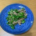 クックO9L1SV☆'s cooksnap of when they made ピーマンの肉味噌ワサビ.