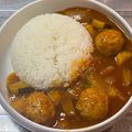 ★なみ☆'s cooksnap of when they made カレーやハヤシのご飯はまん丸が可愛い.