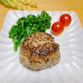 ルパンのかあさん☆彡's cooksnap of when they made オーブンで❀凄くジューシーなハンバーグ.