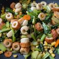 クックY8JKO4☆'s cooksnap of when they made ■かんたん1品♪ちくわと小松菜の炒め物■.