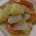 あゆたっくん's cooksnap of when they made 大根とじゃがいもの味噌煮.