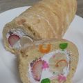 ☯つっきー☯'s cooksnap of when they made バナナのビスキュイロールケーキ※動画あり.