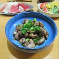 イベ長's cooksnap of when they made おつまみに♪砂肝のネギ塩レモン炒め.