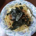 コマアキ's cooksnap of when they made ねぎ＆しめじ入り 納豆スパゲッティ.