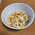 クックFTRGGH☆'s cooksnap of when they made 彩り抜群！カレーに合う☆カニカマサラダ.