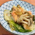 島子☆'s cooksnap of when they made キャベツと甘塩鮭のにんにく醤油焼き.