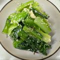 なーなちゃん's cooksnap of when they made 小松菜大量消費！和風ゴマチーズサラダ.