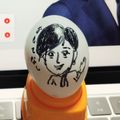 ルチアーノ★★★'s cooksnap of when they made 簡単にエッグアート 卵の遊び.
