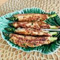 ボブナナ's cooksnap of when they made 居酒屋気分♡アスパラまるごと♪豚つくね.
