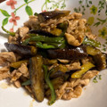 AKYI's cooksnap of when they made 茄子とピーマンと豚肉の旨とろ甘辛炒め.
