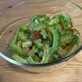 Soirate28's cooksnap of when they made 簡単☆毎日食べられる、ゴーヤの梅ゴマ和え.