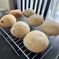 ♪Key♪'s cooksnap of when they made まるで豆大福？白玉生地で餡入り黒豆パン.