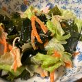 ちぇんばあ's cooksnap of when they made 基本のさっぱり味◎わかめとレタスのサラダ.
