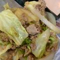 クック7M61NW☆'s cooksnap of when they made 簡単おいし〜♪キャベツと挽肉甘辛炒め.