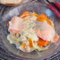 バカリャウ's cooksnap of when they made 冷製☆鮭のワイン蒸し☆ディルソースで.