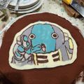 ナナッコ☆724's cooksnap of when they made ケーキのデコに★チョコプレートの作り方.