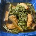 Maminee's cooksnap of when they made コゴメと油揚げの煮びたし.