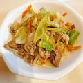 ななぞぅ's cooksnap of when they made 再現！ほっともっとの肉野菜炒め.