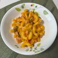 puniＫ's cooksnap of when they made マカロニと魚ニソのナポリタン風！？.