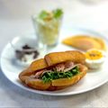かっちゃん杉's cooksnap of when they made 定番！ハムとツナマヨのサンドイッチ.