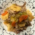 my7033's cooksnap of when they made ちくわぶと鳥肉の煮物.