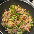 もも's cooksnap of when they made 分量簡単♪なのに本格的な青椒肉絲.