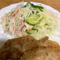 ポメちょん's cooksnap of when they made 春雨とカニカマのレモンマヨネーズサラダ.
