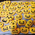 ☆sowelu☆'s cooksnap of when they made ハロウィンに♪サクサク！かぼちゃクッキー.