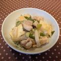 龍青空ママ's cooksnap of when they made 豆腐・鶏肉炒め.
