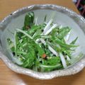 えりこ82☆'s cooksnap of when they made パパっと簡単♪水菜サラダ.