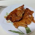 美月♡'s cooksnap of when they made ポークステーキざくろ酢ソース添え.