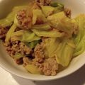 hiro1616's cooksnap of when they made 簡単メイン！豚ひき肉とキャベツの甘辛炒め.