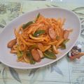 みかかめ's cooksnap of when they made ♡簡単ランチ♡もちもちうどんナポリタン♡.