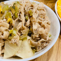 ariyuch's cooksnap of when they made 弁当に◎簡単♪豚バラと大根のオイマヨ炒め.