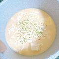 プー♡'s cooksnap of when they made レンジで簡単！チーズと豆腐と豆乳のスープ.