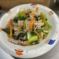 ミアンミアン's cooksnap of when they made ランチ◎豚コマ☆チンゲン菜☆簡単♪中華丼.